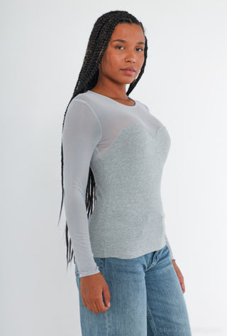 Galia Bodycon Ribbed Top