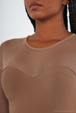 Galia Bodycon Ribbed Top