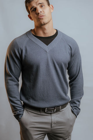 Crew V-Neck Sweater