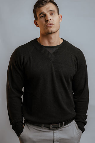 Crew V-Neck Sweater