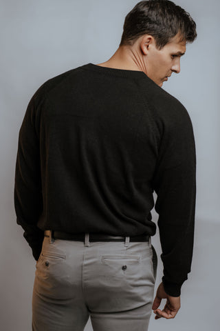 Crew V-Neck Sweater