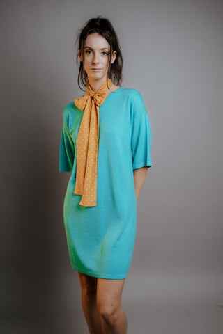 Cashmere Silk Blend T-Shirt Dress