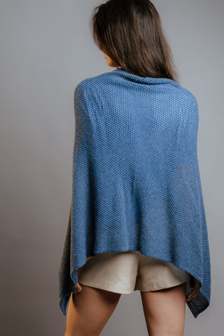 V-Neck Cashmere Poncho