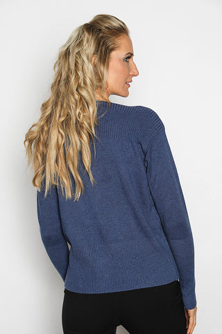 Ladies Cashmere Off Shoulder Top