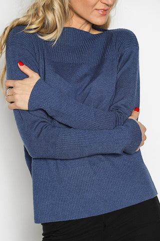 Ladies Cashmere Off Shoulder Top