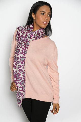 Women's Leopard Print Scarf