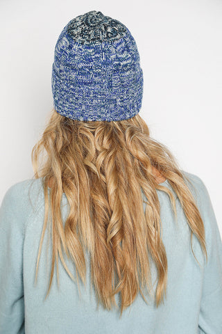 Cashmere Mix Knit Cable Beanie