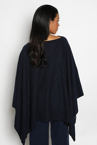 Navy Blue Poncho