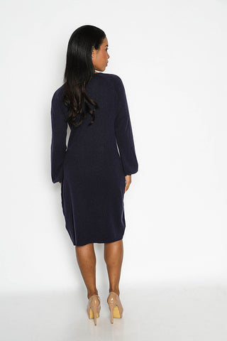 Women's Button Down Cashmere Sweater Dress