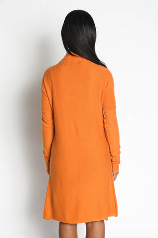 Women 100% Cashmere Turtle Neck Sweater Dress