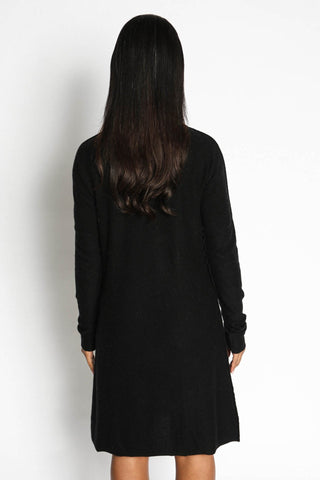 Women 100% Cashmere Turtle Neck Sweater Dress