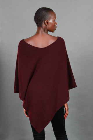 Cashmere Triangular Poncho